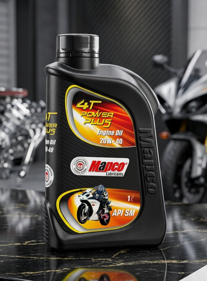 Mapco Bike Engine Oil 4T Power Advance Engine Oil 10W-40